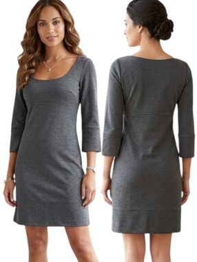 NEW YORK & CO. Charcoal Grey A-line Mini Dress - Small S
